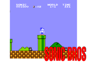 Sonic Bros (SMB1 Hack) Cover